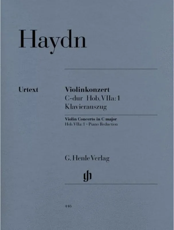 Joseph Haydn Concerto for Violin and Orchestra in C Major Hob. VIIa 1 (noty na housle, klavír) Výhodná Nabídka