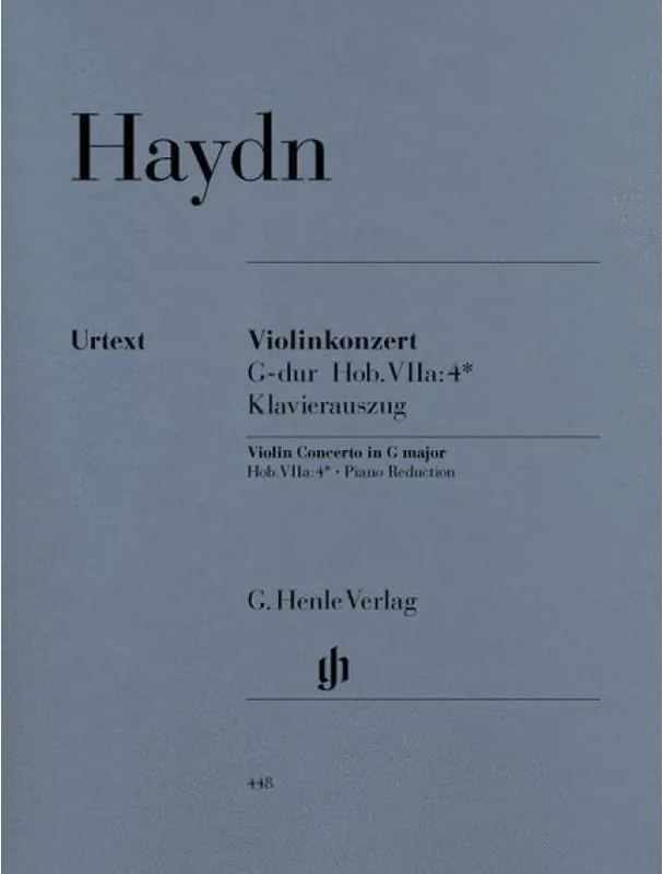 Novinka Joseph Haydn Concerto for Violin and Orchestra in G Major Hob. VIIa 4 (noty na housle, klavír)