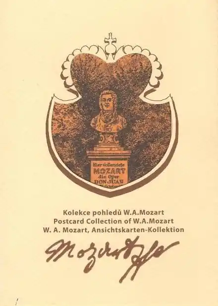 Kolekce pohledů W.A. Mozart Nejlepší Cena