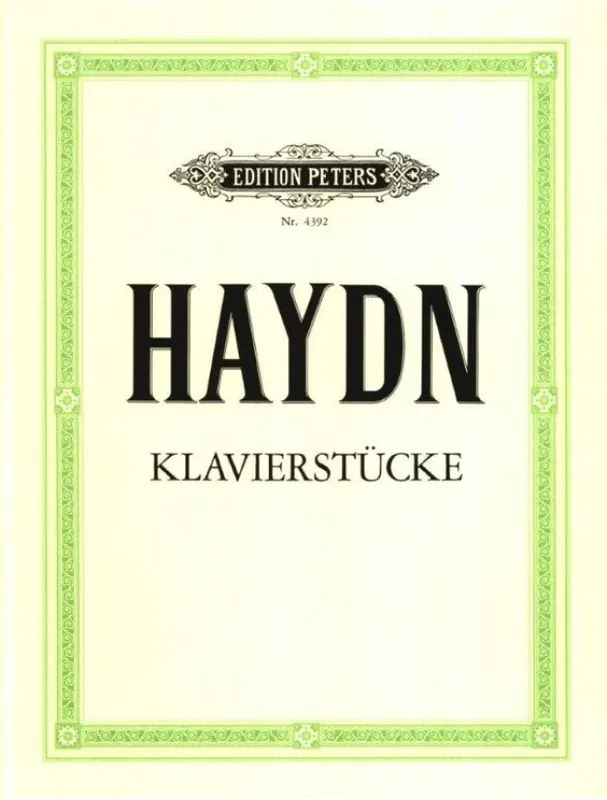Joseph Haydn Klavierstücke Auswahl (noty na klavír) Levný