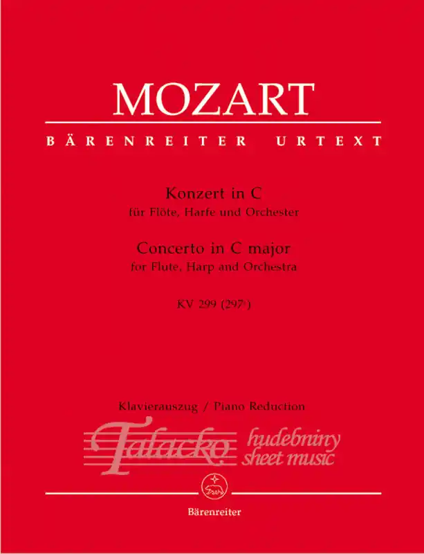 Cenová Bomba Concerto for Flute, Harp and Orchestra C major KV 299 (297c)