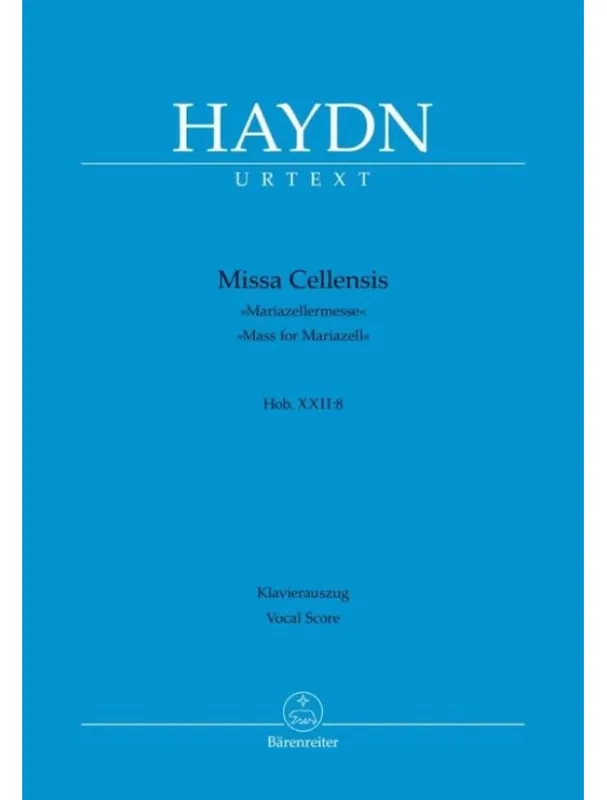 Joseph Haydn Missa Cellensis Hob. XXII 8 (noty na klavír, zpěv) Autentický