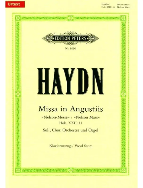 Cenově Výhodný Joseph Haydn Missa in Angustiis d-Moll Hob. XXII 11 Nelson-Messe (noty na klavír, zpěv)