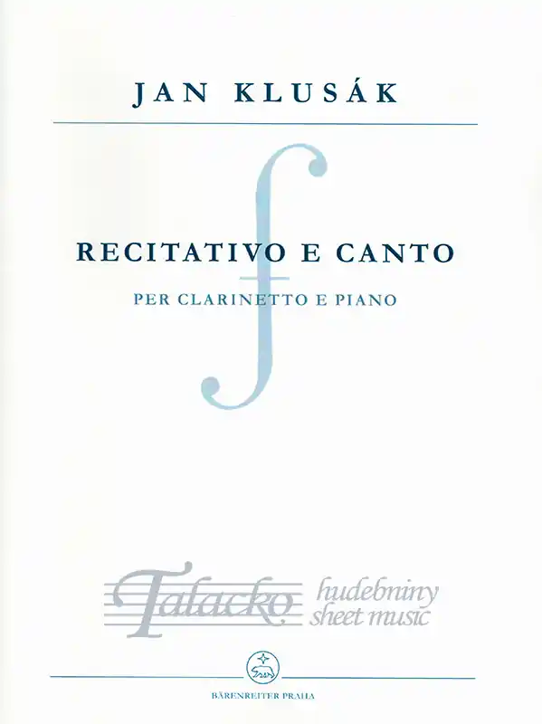 Oblíbený Recitativo e canto per clarinetto e piano