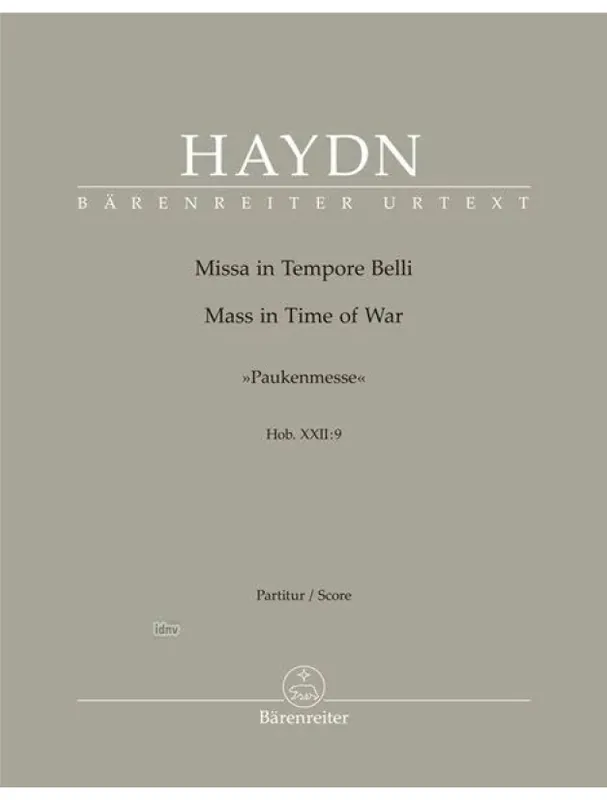 Značkový Joseph Haydn Missa in Tempore Belli - Hob.XXII 9 (noty, partitura)