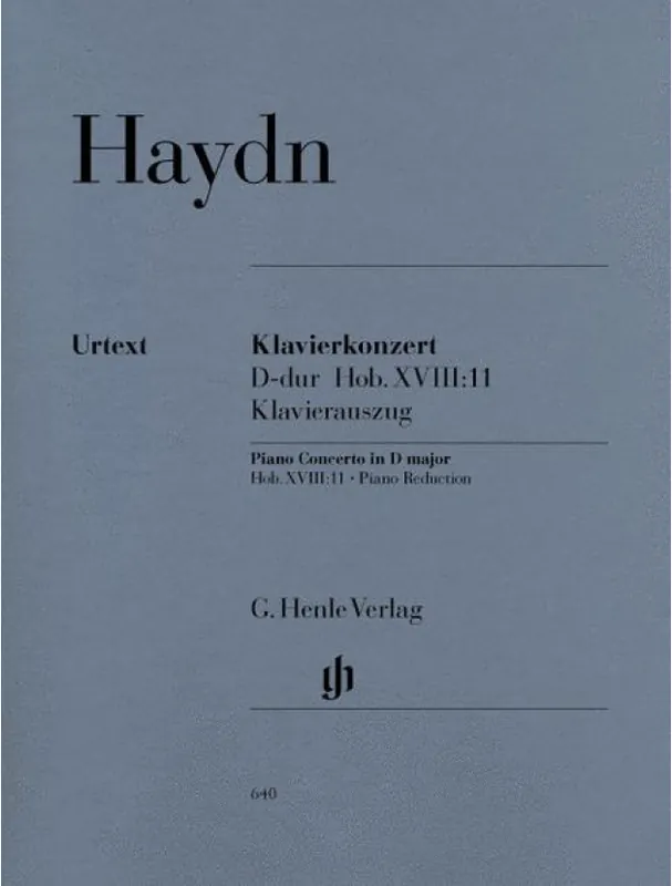 Oblíbený Joseph Haydn Piano Concerto In D Major (noty na čtyřruční klavír)