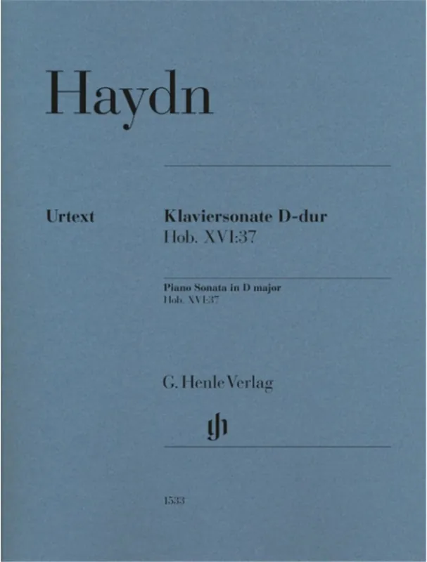 Joseph Haydn Piano Sonata D major Hob. XVI 37 (noty na klavír) Odeslání Ihned