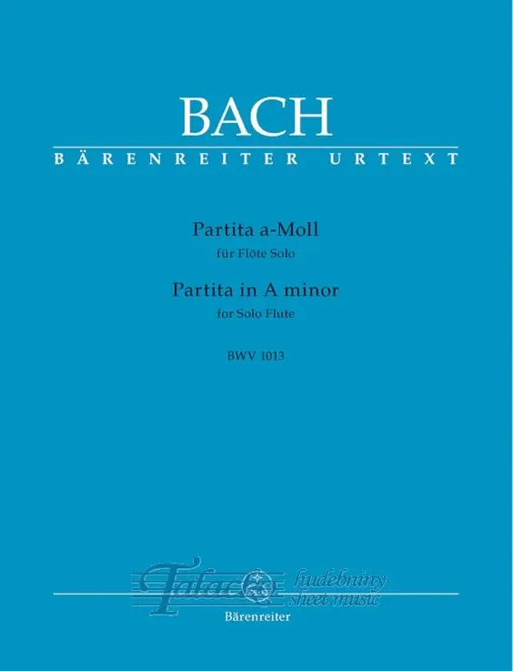 Partita for Solo Flute A minor BWV 1013 Nejprodávanější