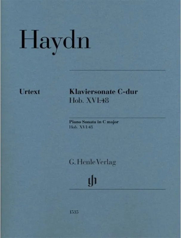 Akční Cena Joseph Haydn Piano Sonata In C Major Hob. XVI 48 (noty na klavír)