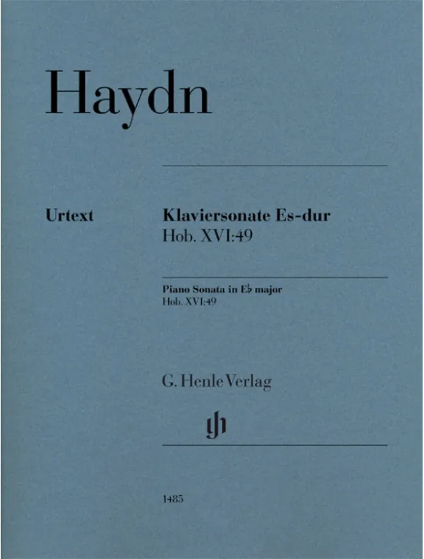 Joseph Haydn Piano Sonata in E flat major Hob. XVI 49 (noty na klavír) Cenově Výhodný