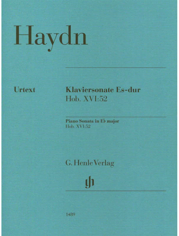 Ihned K Objednání Joseph Haydn Piano Sonata in E flat major Hob. XVI 52 (noty na klavír)