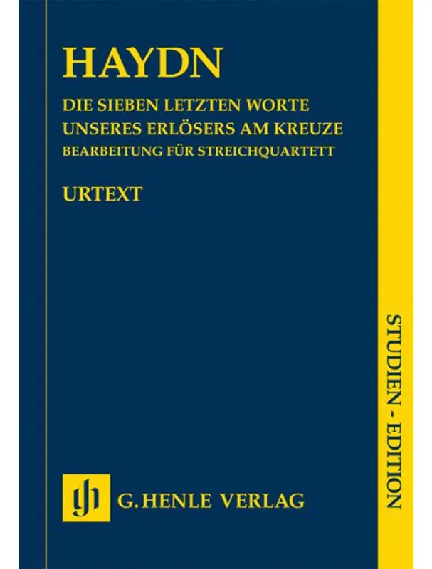 Joseph Haydn Seven Last Words of Christ, Hob. XX/1B - Study Score (noty pro smyčcový kvartet) Speciální Cena
