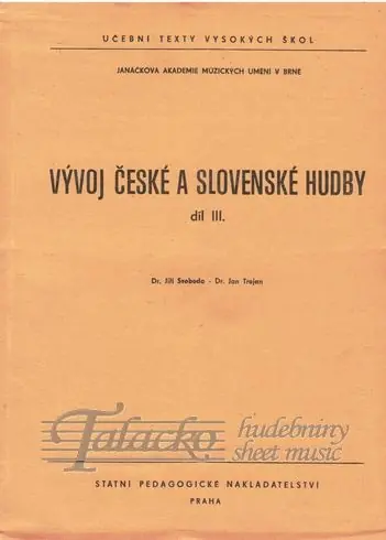 Vývoj české a slovenské hudby 3 Rychlé Dodání