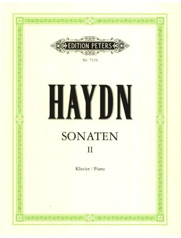 Joseph Haydn Sonaten 2 (noty na klavír) Víkendová Akce