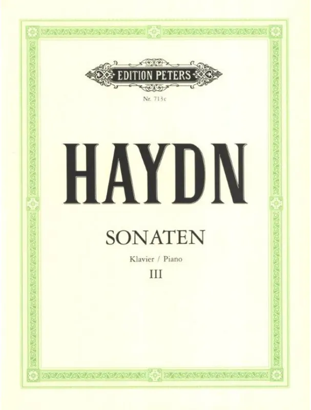 Joseph Haydn Sonaten 3 (noty na klavír) Objednat Nyní