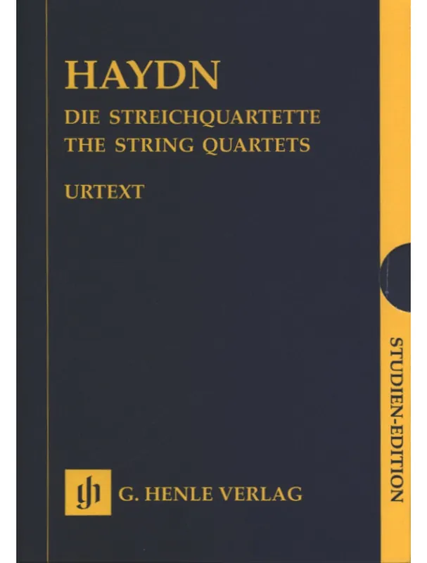 Joseph Haydn String Quartets - 12 Volumes In A Slipcase - Study scores (noty pro smyčcový kvartet) Nízká Cena