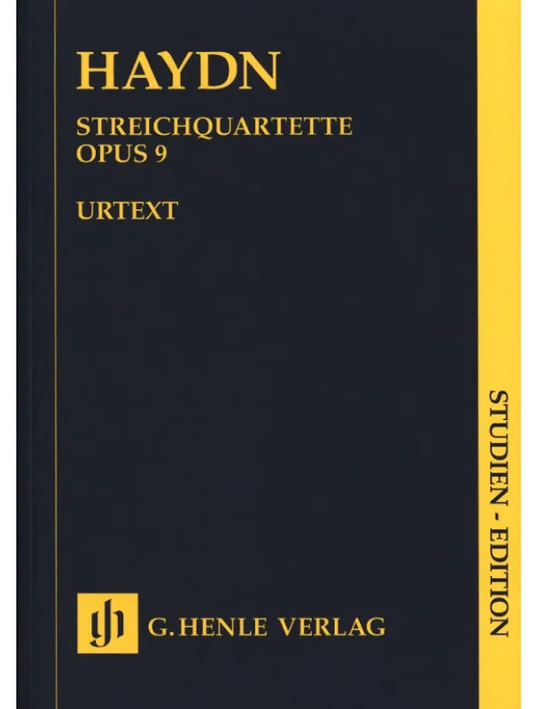 Aktuální Joseph Haydn String Quartets Book II op. 9 - Study score (noty pro smyčcový kvartet)