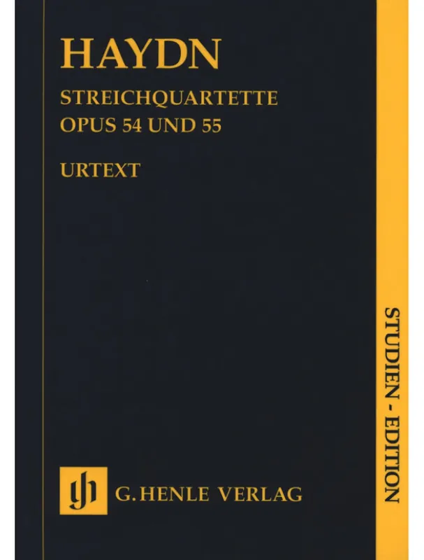 Joseph Haydn String Quartets Book VII op. 54/55 - Study score (noty pro smyčcový kvartet) Nová Kolekce