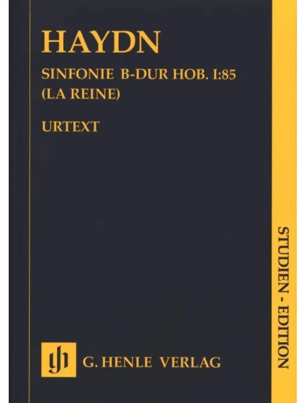Joseph Haydn Symphonie In B Flat Major Hob I 85 La Reine (noty, partitura) Koupit Online