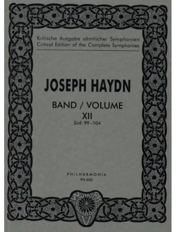 Levný Joseph Haydn Symphonien Nr. 99-104 Band 12 (noty, studijní partitura)