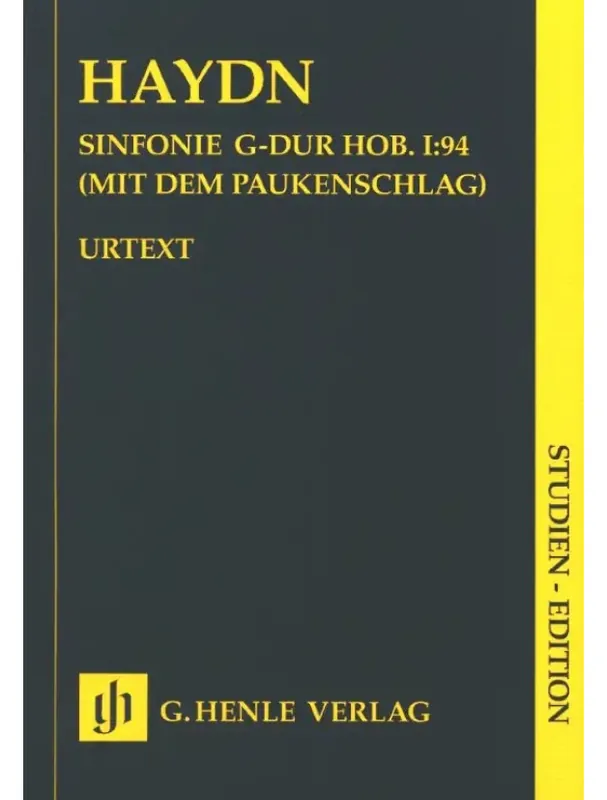 Joseph Haydn Symphony in G major Hob I 94 SE (noty, studijní partitura) Pouze Dnes