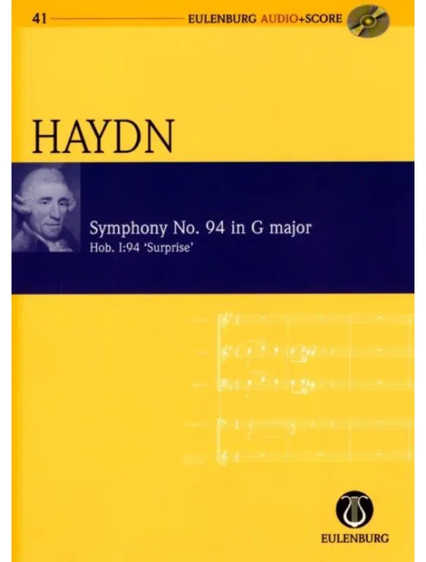 Joseph Haydn Symphony No.94 In G ‘Surprise‘ (noty, partitura)(+audio) Bezpečná Platba