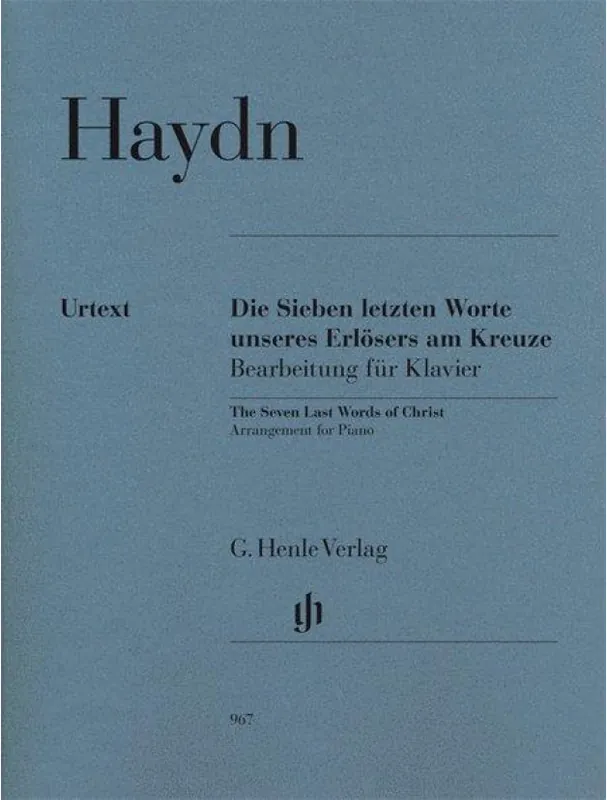 Cenová Bomba Joseph Haydn The Seven Last Words Of Christ (noty na klavír)
