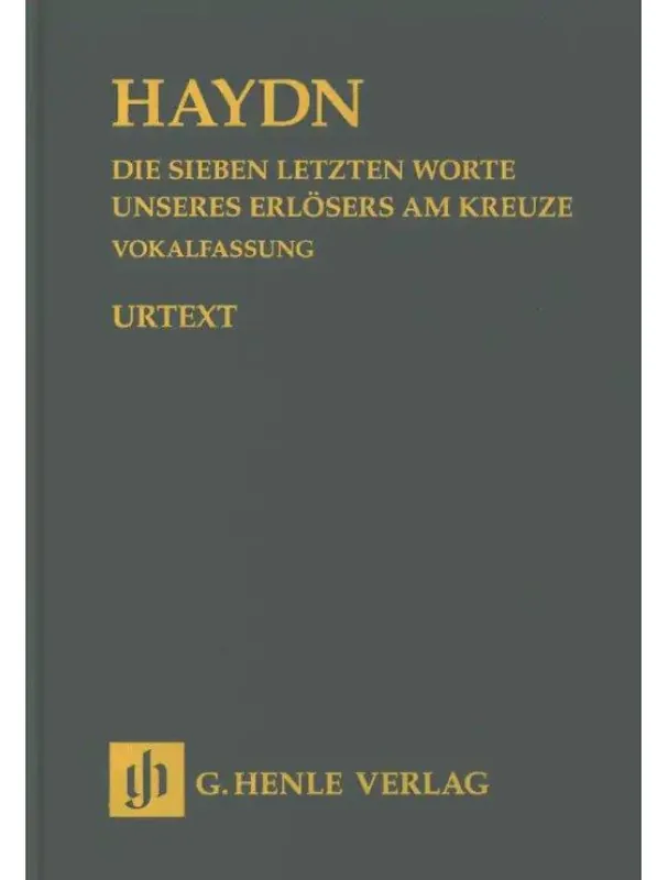 Joseph Haydn The Seven Last Words of Christ Hob. XX/2 (noty, partitura) Omezená Nabídka