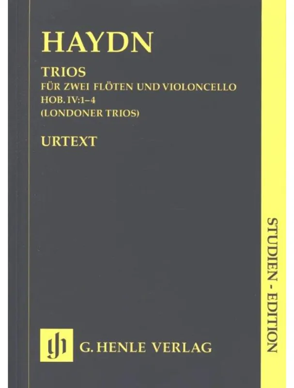 Joseph Haydn Trios Hob. IV 1-4 - London Trios (noty, partitura) Ihned K Objednání