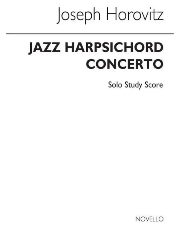 Joseph Horovitz Jazz Harpsichord Concerto Solo (noty, partitura) Bezpečná Platba