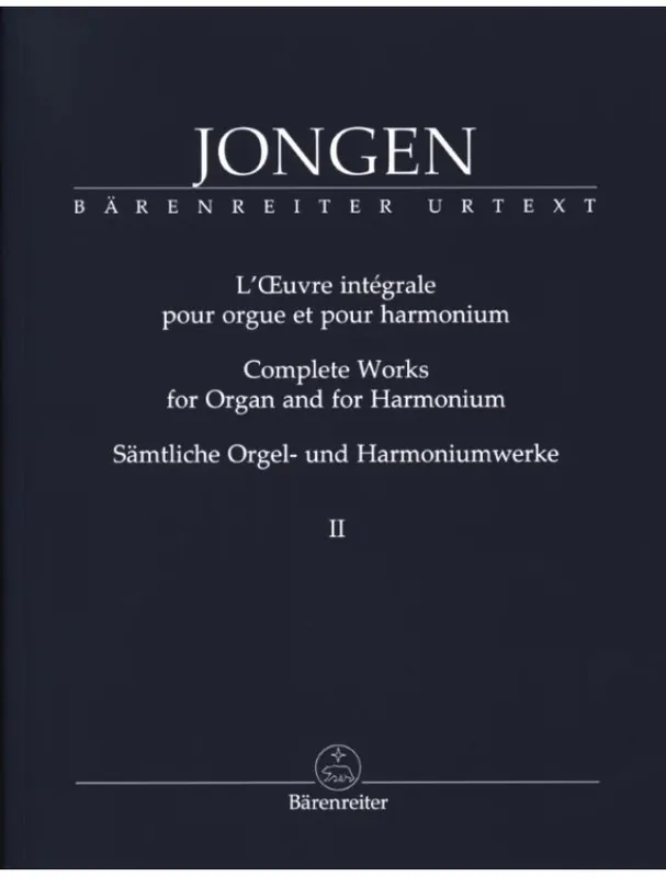 Joseph Jongen Complete Works for Organ and for Harmonium 2 (noty na varhany) Speciální Cena