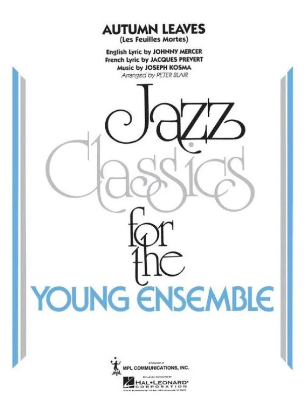 Akční Nabídka Joseph Kosma Autumn Leaves (snadné noty pro jazzový soubor, partitura, party)