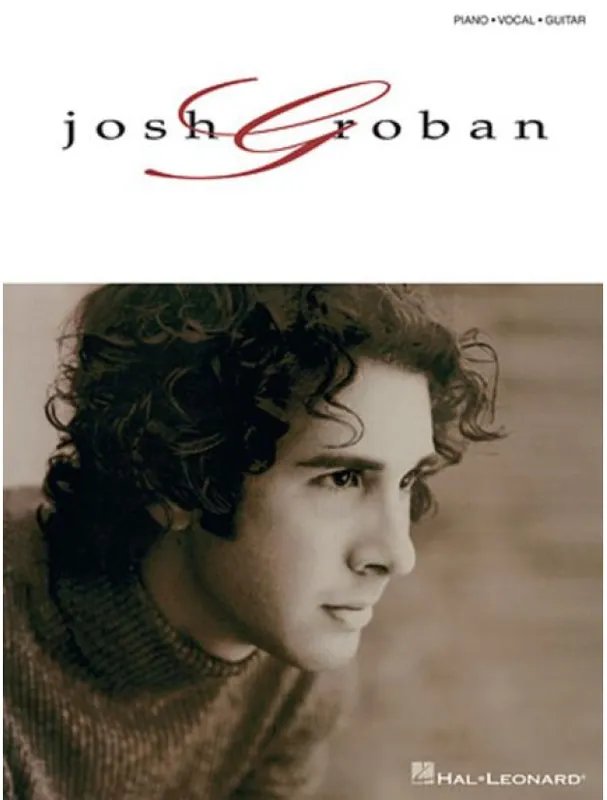 Akční Cena Josh Groban (noty na klavír, zpěv)