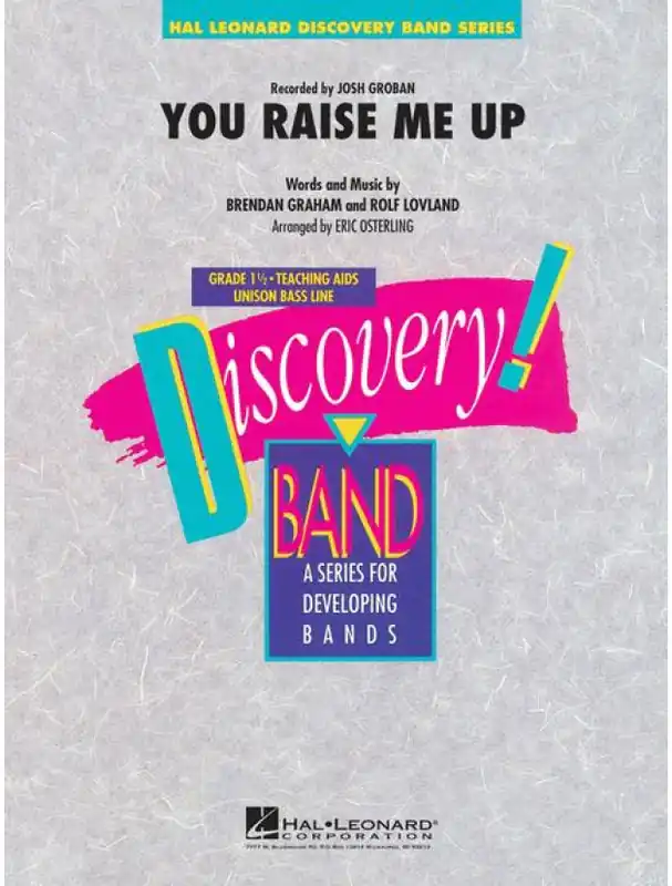 Výhodná Nabídka Josh Groban You Raise Me Up (snadné noty pro koncertní orchestr, party, partitura)