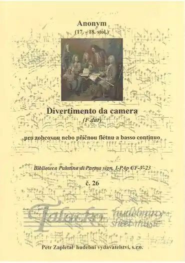 Divertimento da camera F dur č. 26 Akce