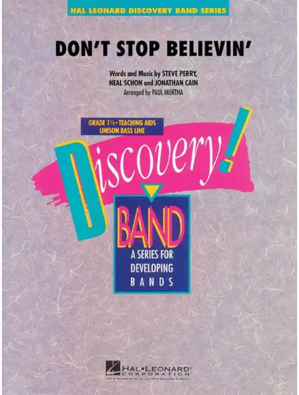 Journey Don‘t Stop Believin‘ (snadné noty pro koncertní orchestr, party, partitura) Novinka