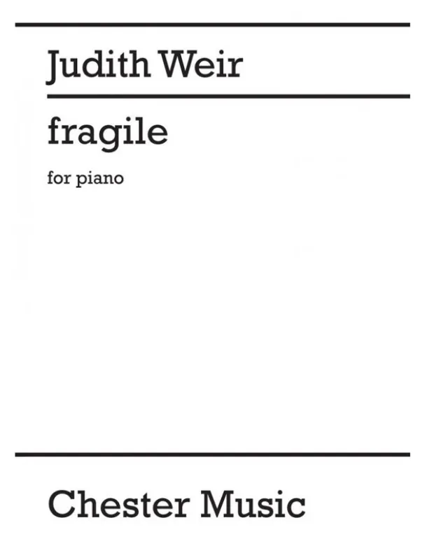 Cenová Bomba Judith Weir Fragile (noty na klavír)