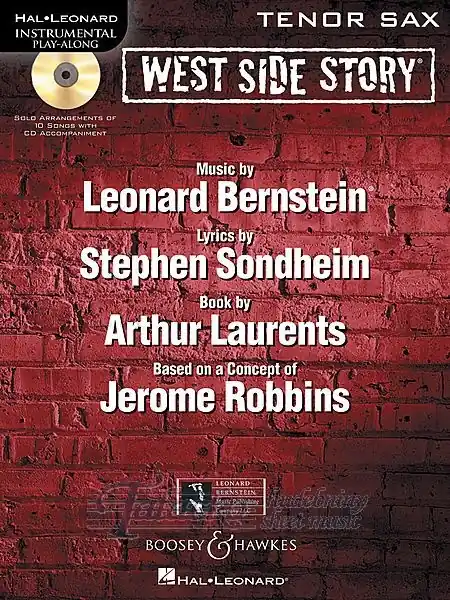 Oblíbený West Side Story Play-Along + CD (tenor sax)