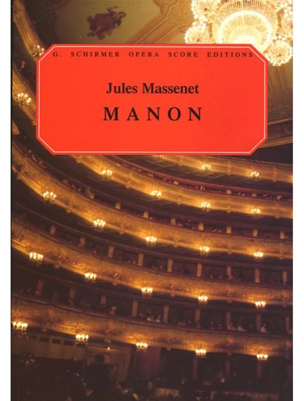 Sleva Jules Massenet Manon (noty na zpěv, klavír)