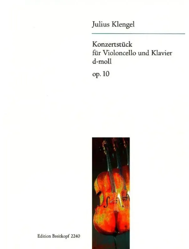 Odeslání Ihned Julius Klengel Konzertstück d-moll op. 10 (noty na violoncello, klavír)