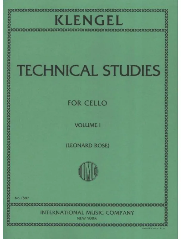 Hit Sezóny Julius Klengel Technical Studies 1 - Rose (noty na violoncello)