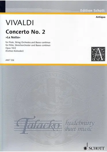 Aktuální Concerto No. 2 G minor "La Notte", op. 10/2, RV 439/PV 342, VP