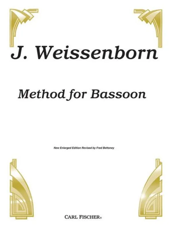 Julius Weissenborn Method For Bassoon (noty na fagot) Zlevněný