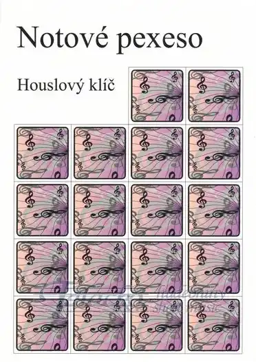 Notové pexeso - Houslový klíč Cenový Hit
