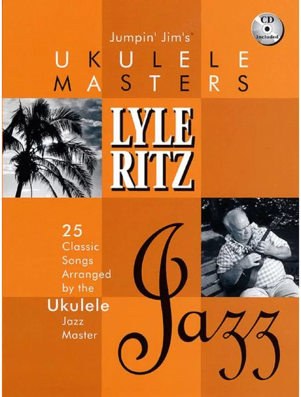 Jumpin‘ Jim‘s Ukulele Masters Lyle Ritz - Jazz (noty, melodická linka, akordy) (+audio) Finální Výprodej
