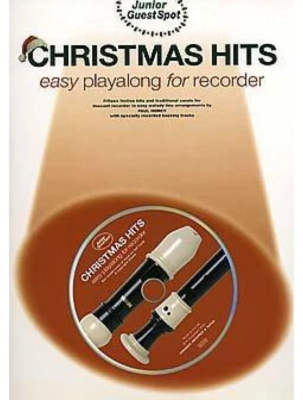 Junior Guest Spot Christmas Hits - Easy Playalong (Recorder) (noty, zobcová flétna) (+audio) Top Prodej