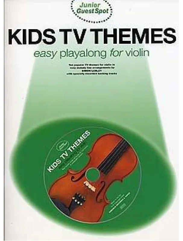 Junior Guest Spot Kids TV Themes - Easy Playalong (noty, housle) (+audio) Oblíbený