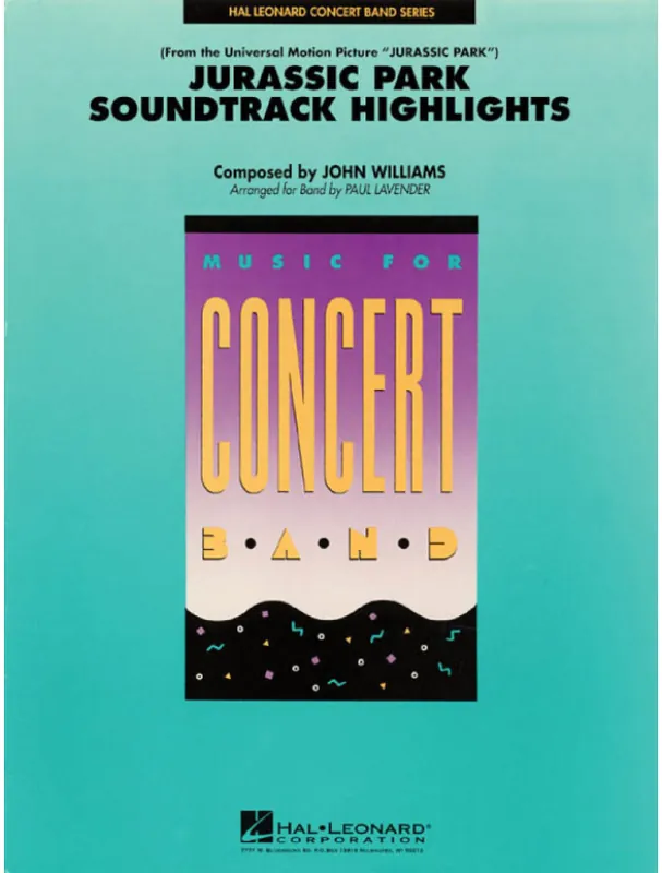 Jurassic Park Soundtrack Highlights (noty pro koncertní orchestr, party, partitura) Oblíbený