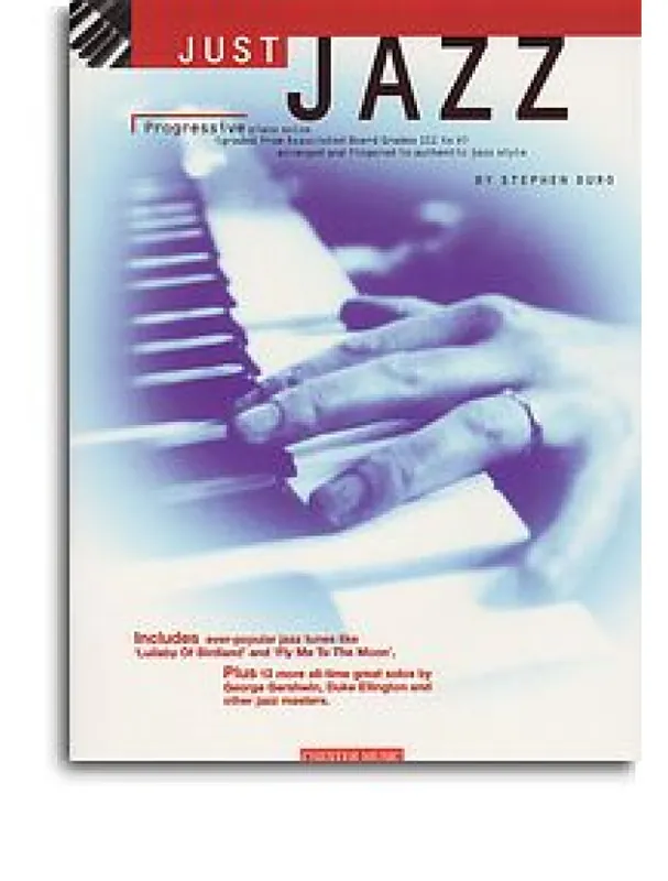 Časově Omezené Just Jazz Progressive Piano Solos From Grades III To V (noty, sólo klavír, kytara, s akordovými boxy)