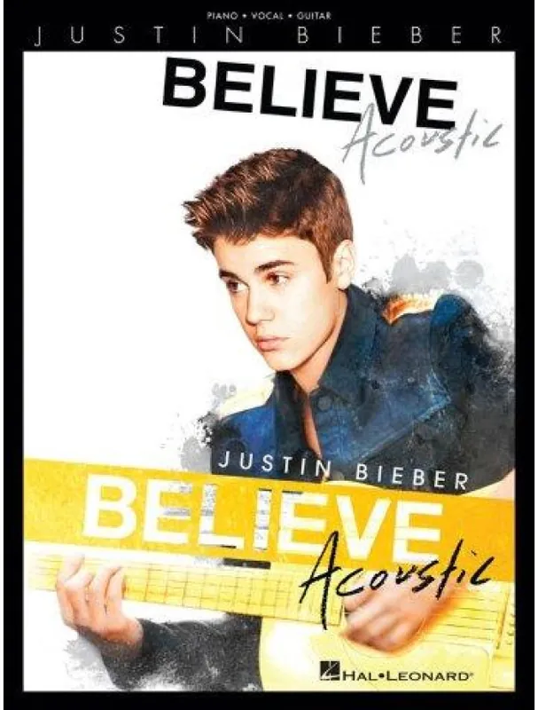 Výhodná Nabídka Justin Bieber Believe - Acoustic (noty na klavír, zpěv, akordy na kytaru)